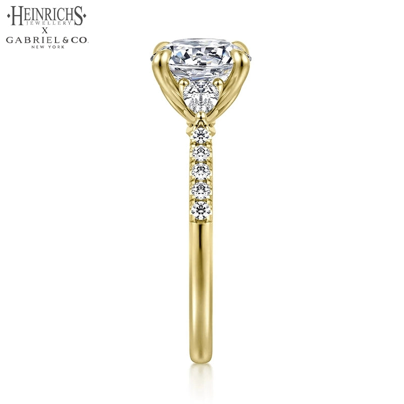 1.50ctr-3.00ctr Round Cut Lab Grown Diamond Ring