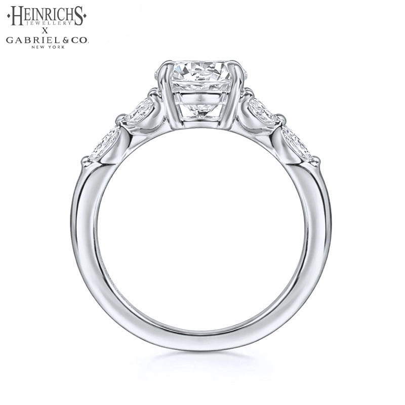 1.50ctr-3.00ctr Round Cut Lab Grown Diamond Ring