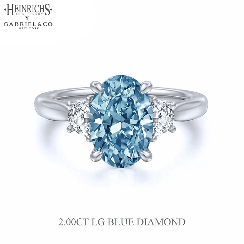 1.50ctr-3.00ctr Oval Cut Lab Grown Diamond Ring Tailor Made