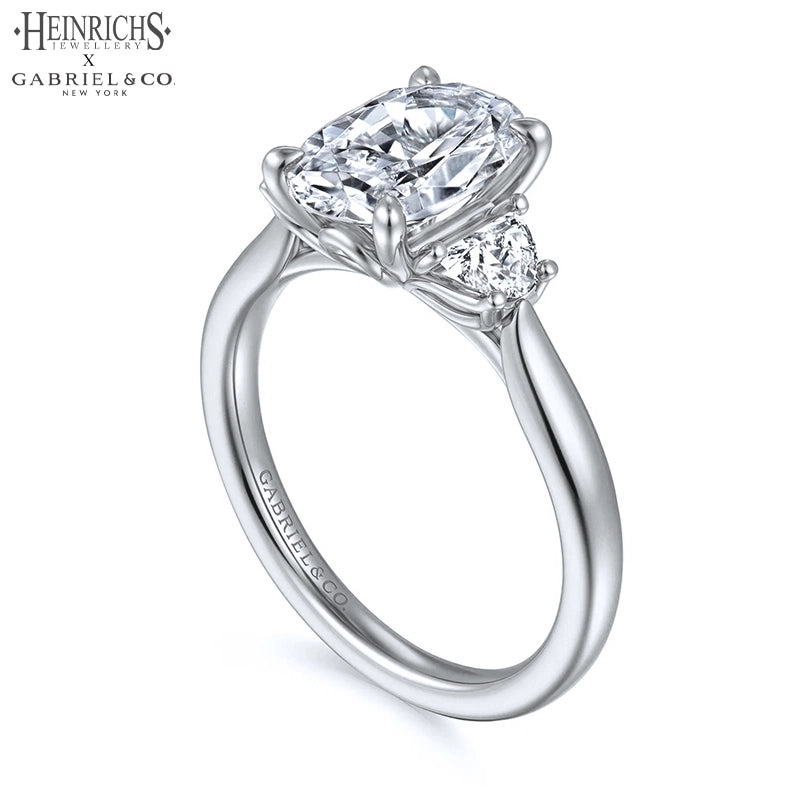 2.48ctw Oval Cut Lab Grown Diamond Ring