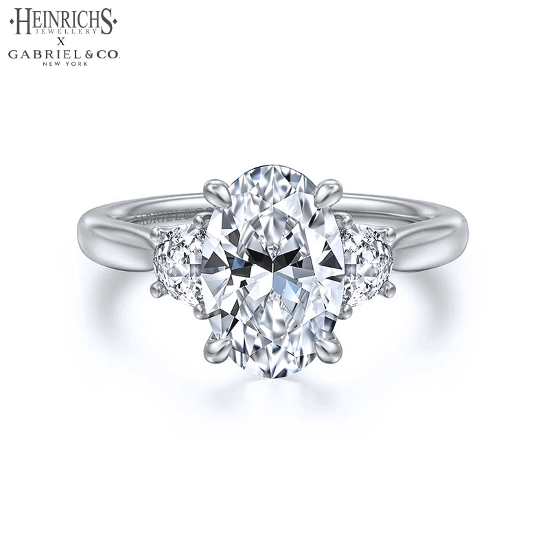 1.50ctr-3.00ctr Oval Cut Lab Grown Diamond Ring Tailor Made