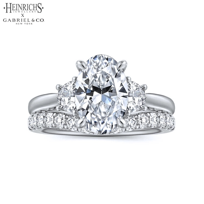 1.50ctr-3.00ctr Oval Cut Lab Grown Diamond Ring Tailor Made