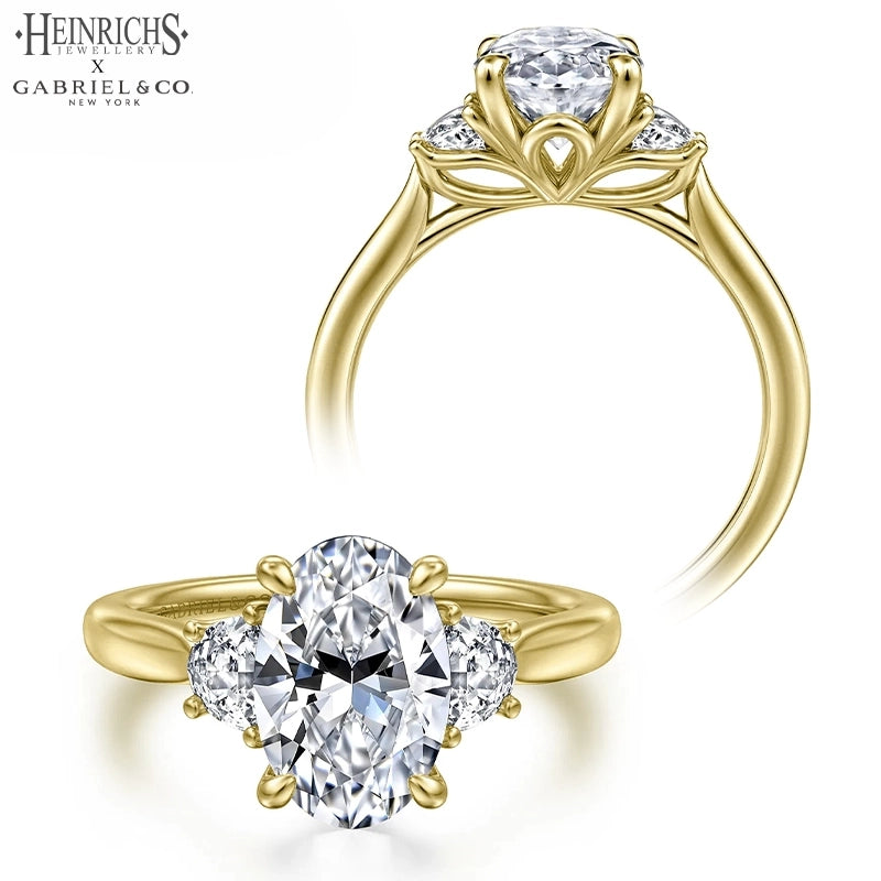 1.50ctr-3.00ctr Oval Cut Lab Grown Diamond Ring Tailor Made