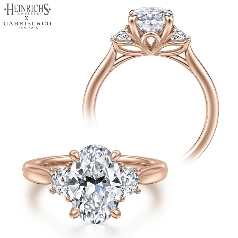 1.50ctr-3.00ctr Oval Cut Lab Grown Diamond Ring Tailor Made