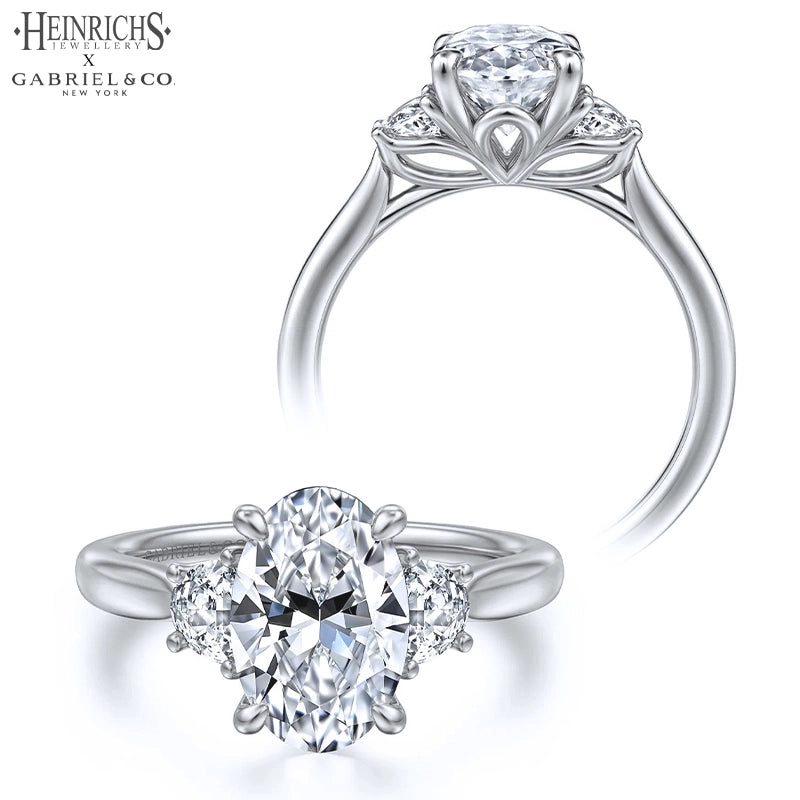 2.48ctw Oval Cut Lab Grown Diamond Ring