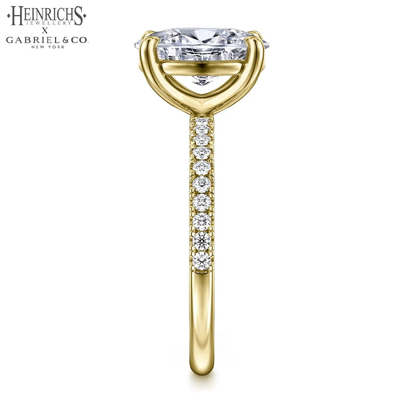 1.25ctr-2.50ctr Oval Cut Lab Grown Diamond Ring Tailor Made