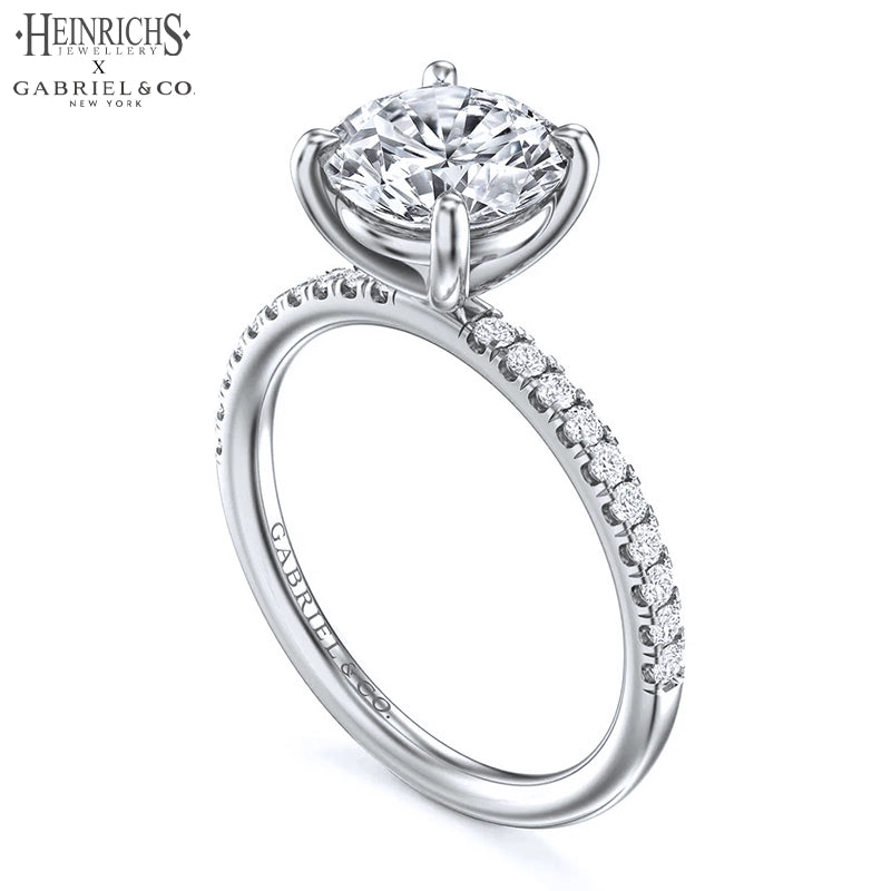 1.25ctr-2.50ctr Round Cut Lab Grown Diamond Ring Tailor Made