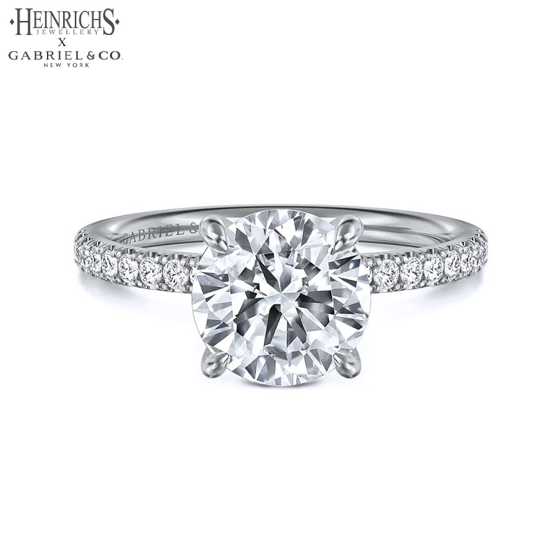 1.25ctr-2.50ctr Round Cut Lab Grown Diamond Ring Tailor Made