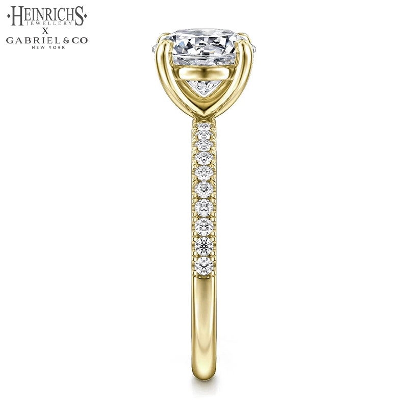 1.25ctr-2.50ctr Round Cut Lab Grown Diamond Ring Tailor Made