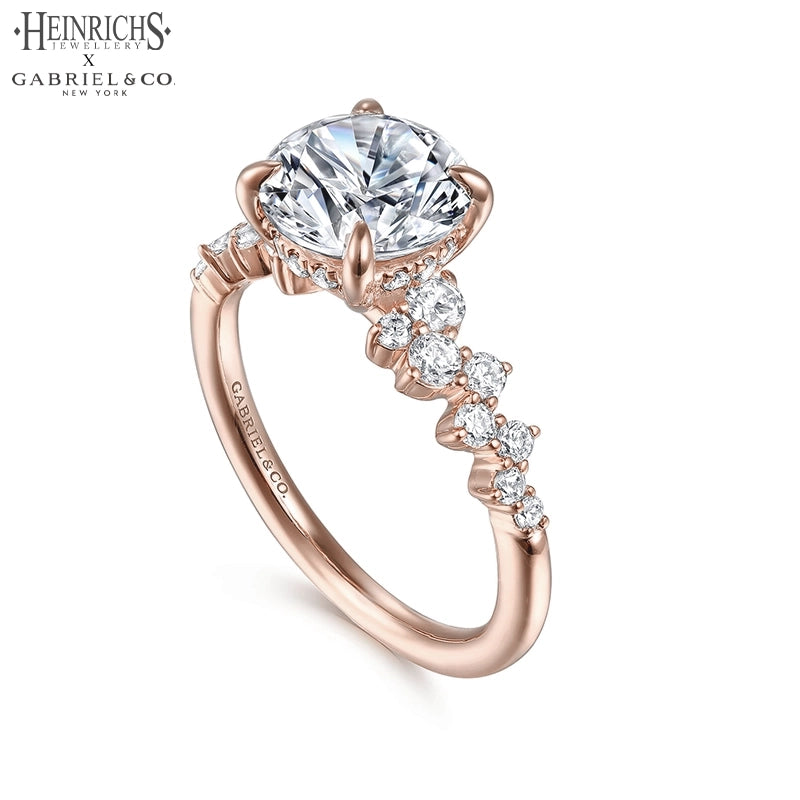 1.50ctr-3.00ctr Round Cut Lab Grown Diamond Ring