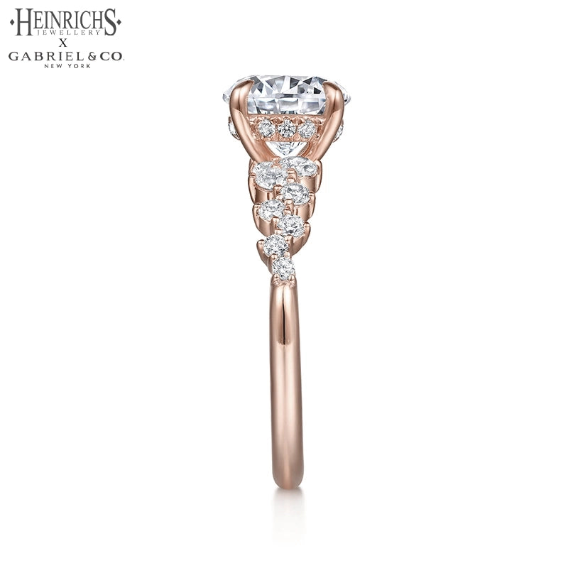 1.50ctr-3.00ctr Round Cut Lab Grown Diamond Ring