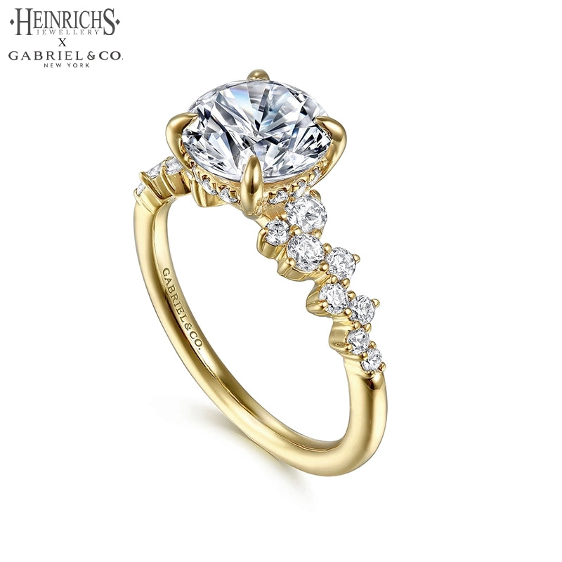 1.50ctr-3.00ctr Round Cut Lab Grown Diamond Ring Tailor Made