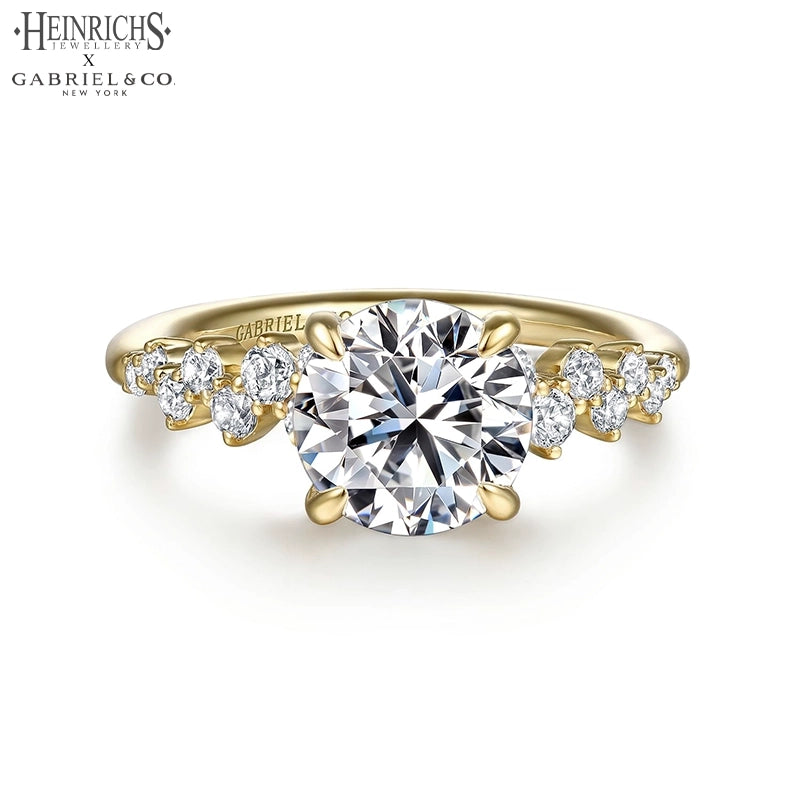 1.50ctr-3.00ctr Round Cut Lab Grown Diamond Ring