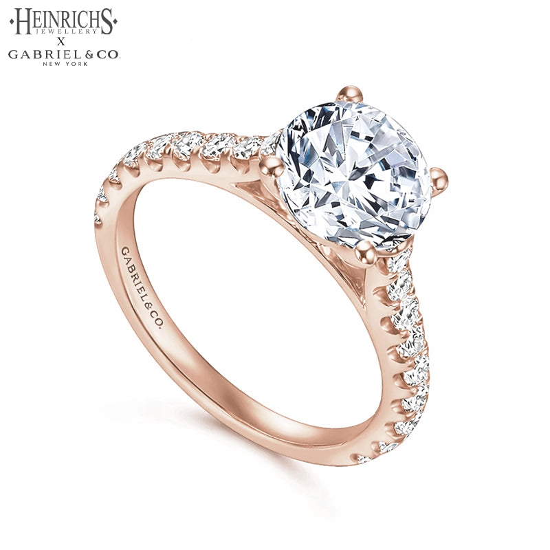 1.50ctr-3.00ctr Round Cut Lab Grown Diamond Ring