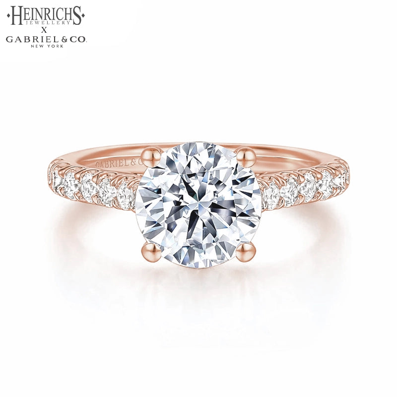 1.50ctr-3.00ctr Round Cut Lab Grown Diamond Ring