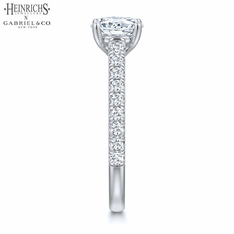 1.50ctr-3.00ctr Round Cut Lab Grown Diamond Ring