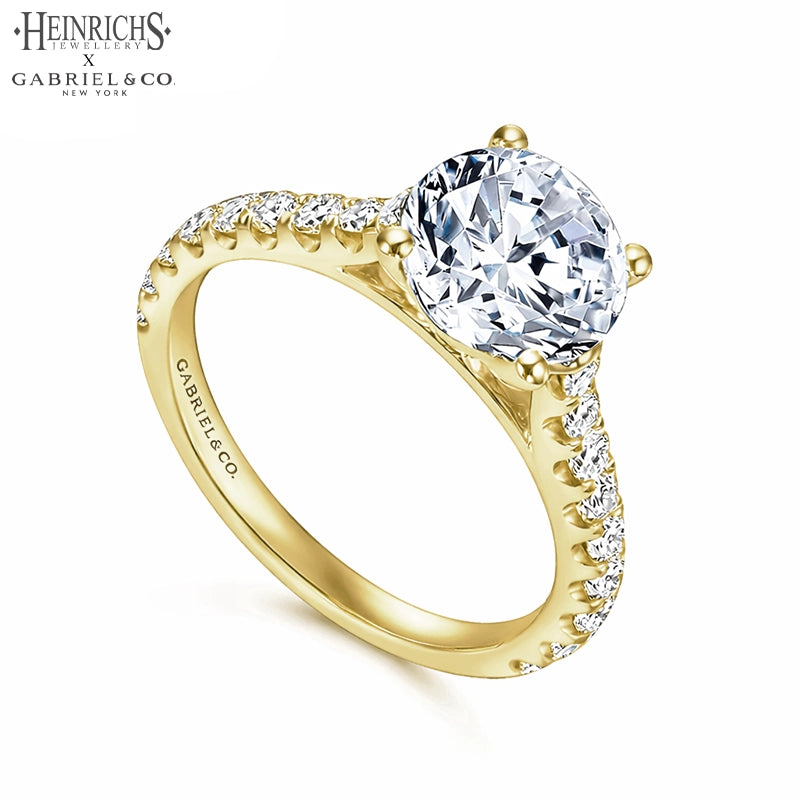 1.50ctr-3.00ctr Round Cut Lab Grown Diamond Ring