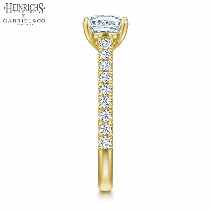1.50ctr-3.00ctr Round Cut Lab Grown Diamond Ring