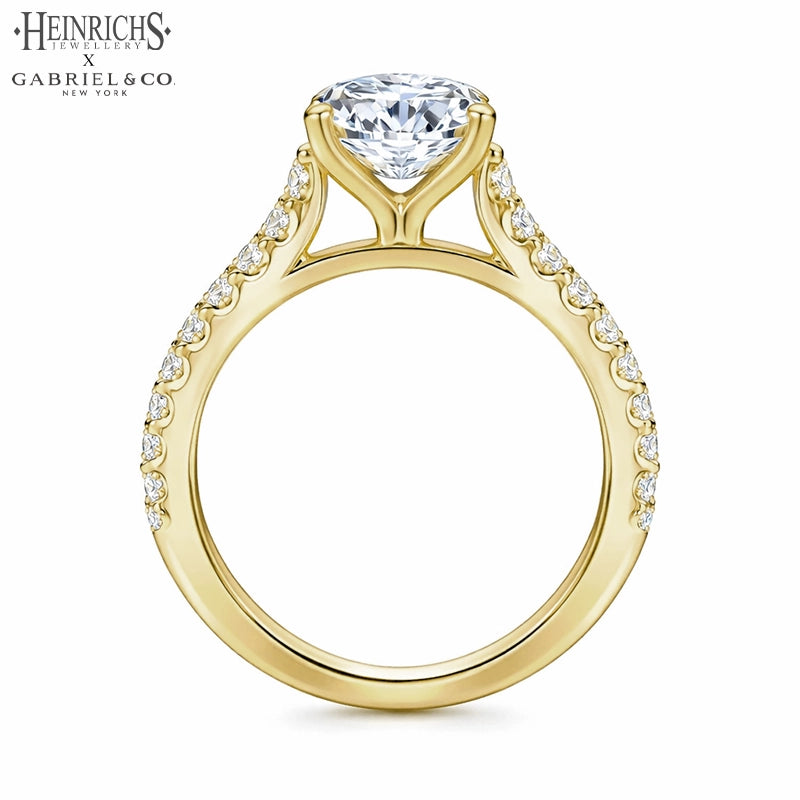 1.50ctr-3.00ctr Round Cut Lab Grown Diamond Ring