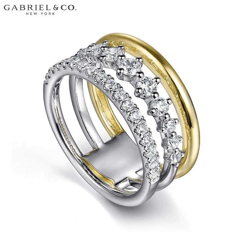 14kt 0.75cts Natural Diamond Stackable Ring