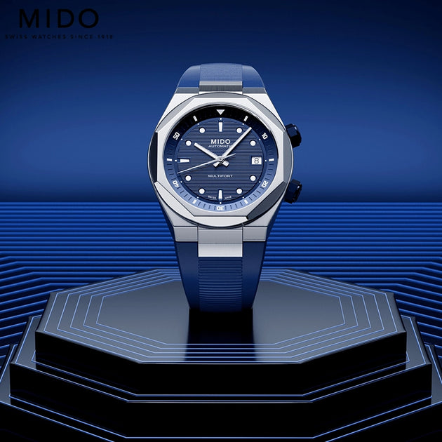 Mido Watch: Multifort 8 Two Crowns M0475071704100-Official Dealer