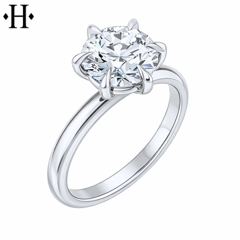 1.50ctr-2.00ctr Round Cut Natural Diamond Ring Tailor Made