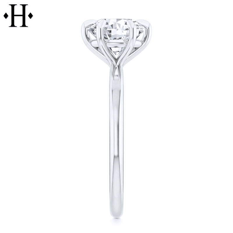1.50ctr-2.00ctr Round Cut Natural Diamond Ring