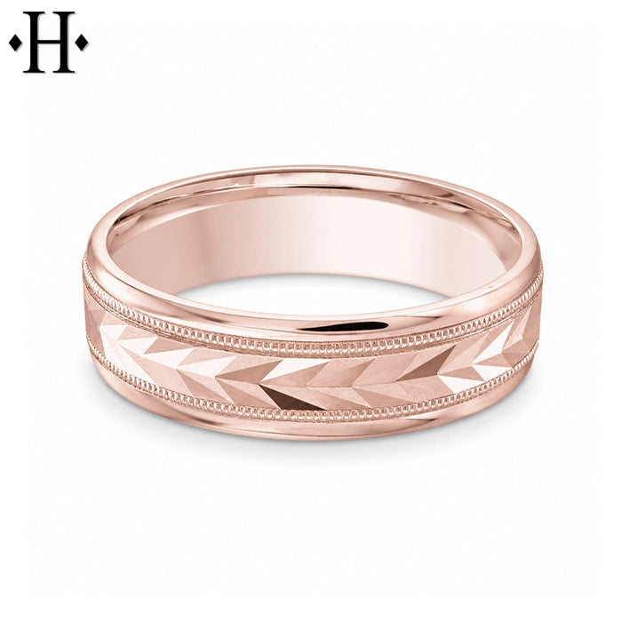 Classic Carved Ring 6mm