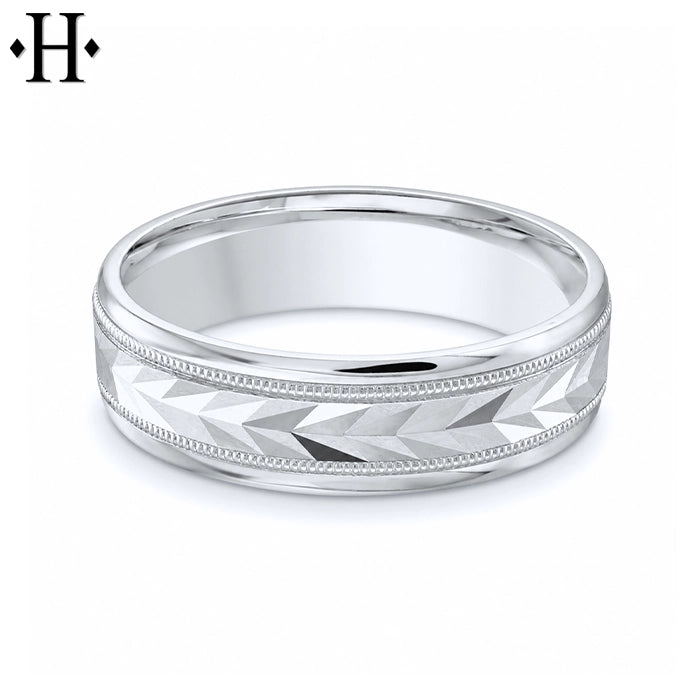 Classic Carved Ring 6mm