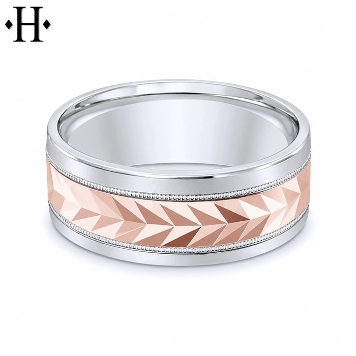 Classic Carved Ring 8mm