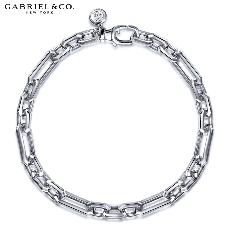 Signature Faceted Figaro Bracelet