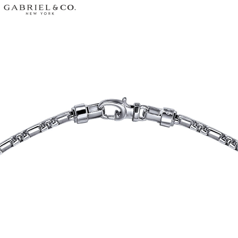 Sterling Silver Signature Figaro Chain Necklace