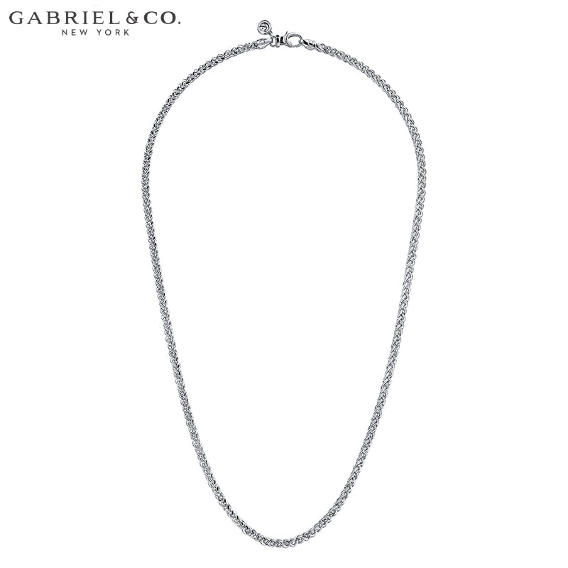 Sterling Silver Signature Wheat Chain Necklace