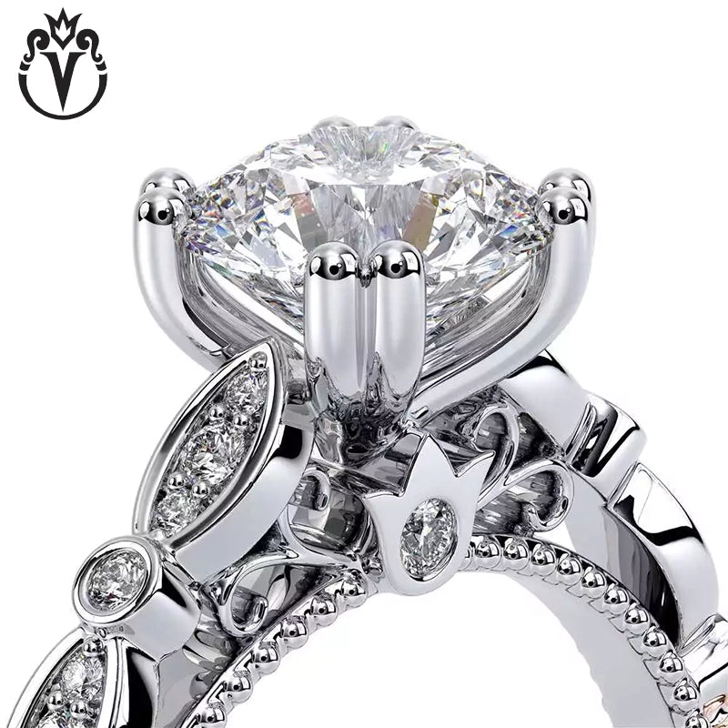 2.13ctw Round Cut Lab Grown Diamond Ring