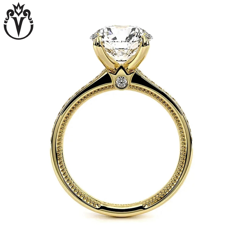 3.27ctw Round Cut Lab Grown Diamond Ring
