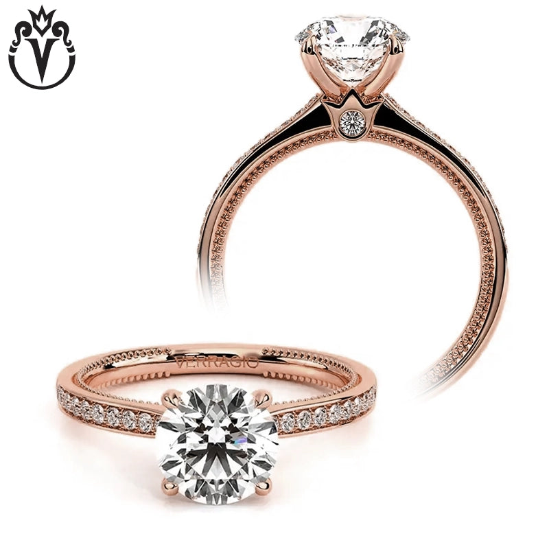 1.00ctr-3.00ctr Round Cut Lab Grown Diamond Ring