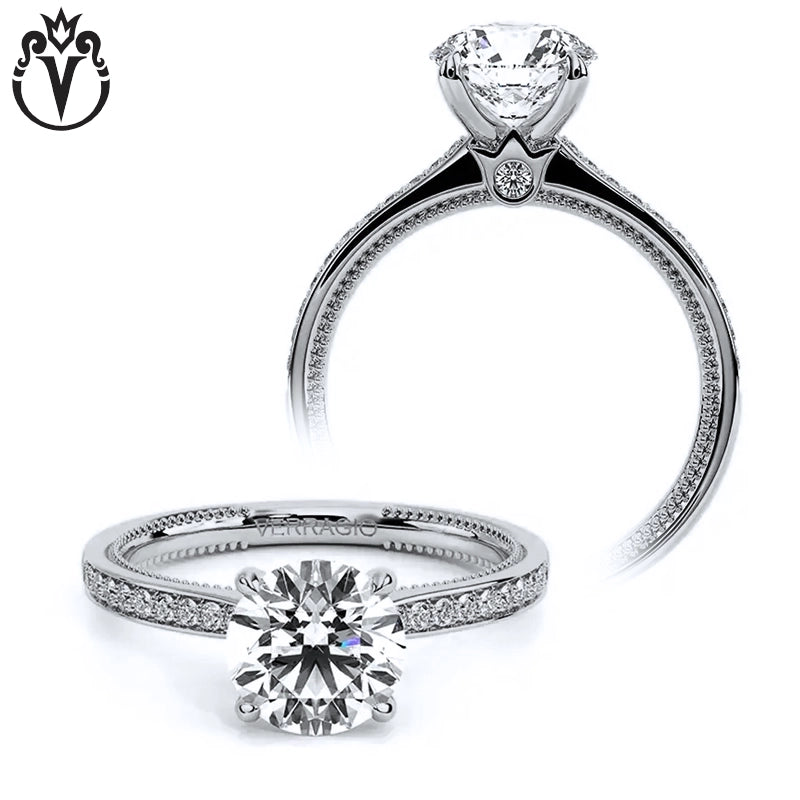 1.00ctr-3.00ctr Round Cut Lab Grown Diamond Ring