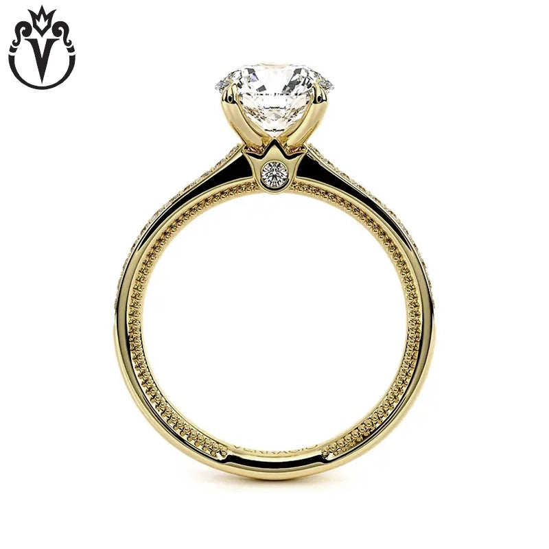 1.00ctr-3.00ctr Round Cut Lab Grown Diamond Ring