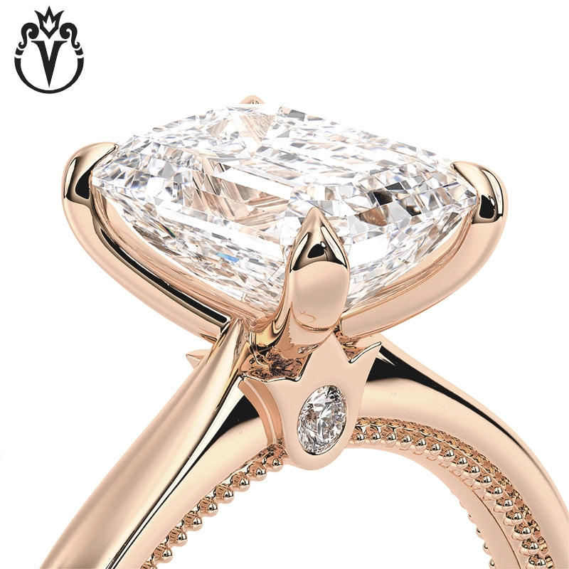1.00ctr-3.00ctr Emerald Cut Lab Grown Diamond Ring
