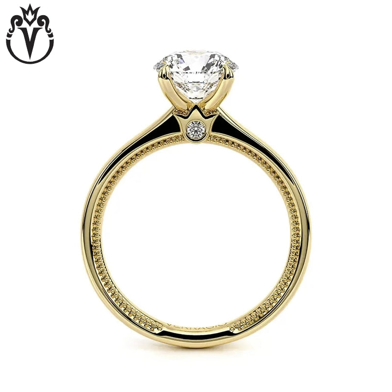 1.53ctw Round Cut Lab Grown Diamond Ring
