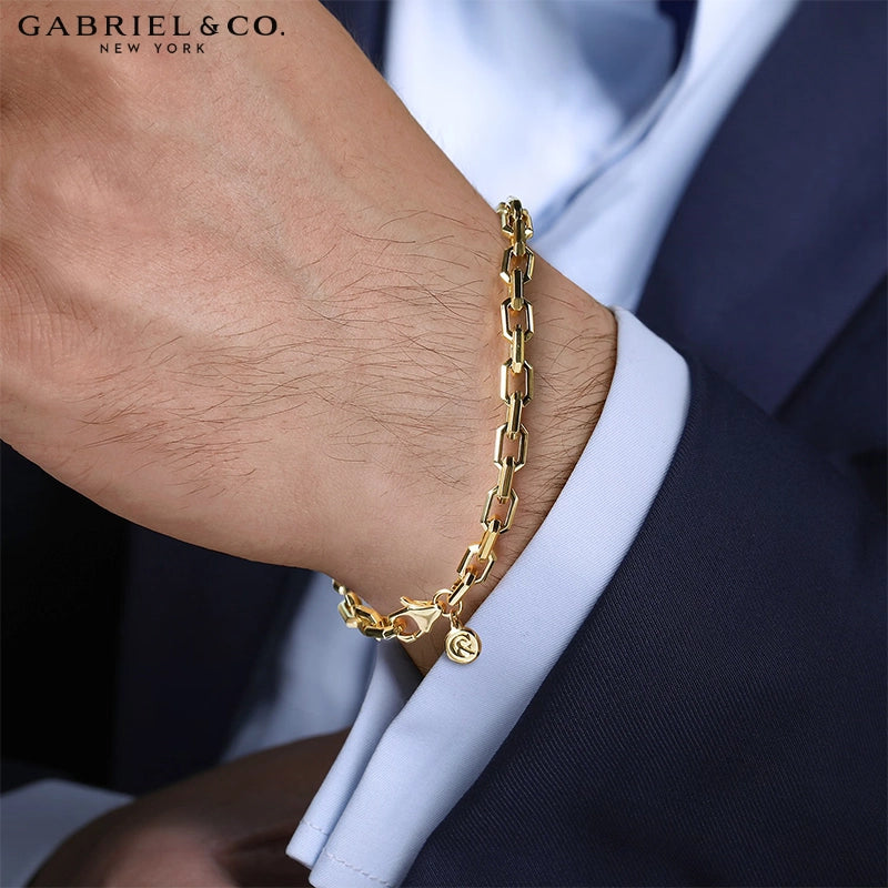 14kt Signature Faceted Bracelet