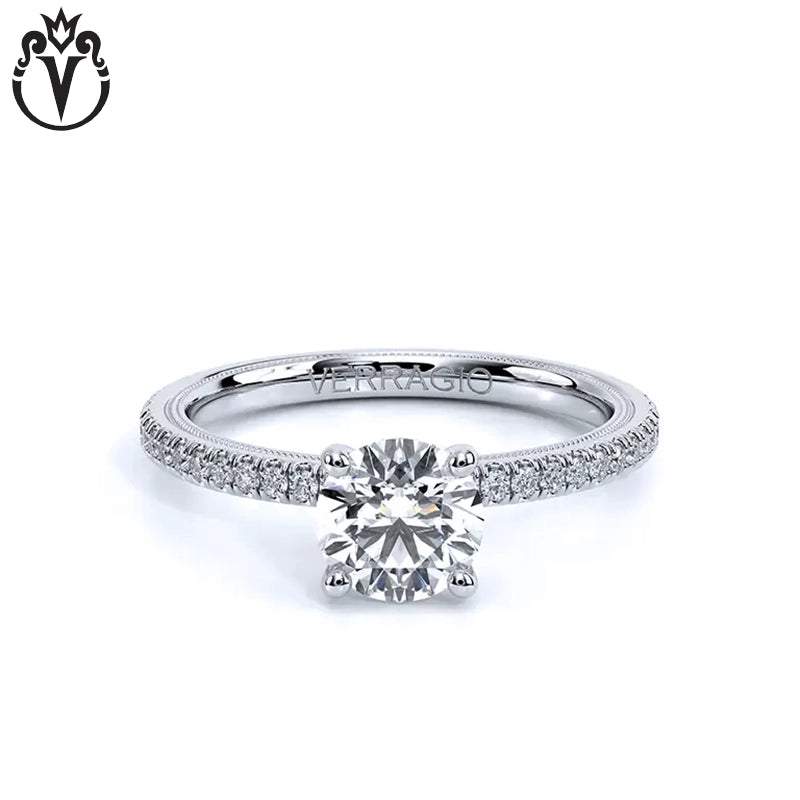 1.13ctw Round Cut Lab Grown Diamond Ring
