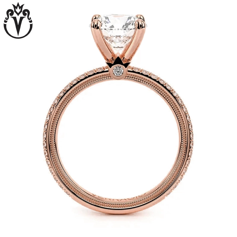 1.00ctr-3.00ctr Round Cut Lab Grown Diamond Ring
