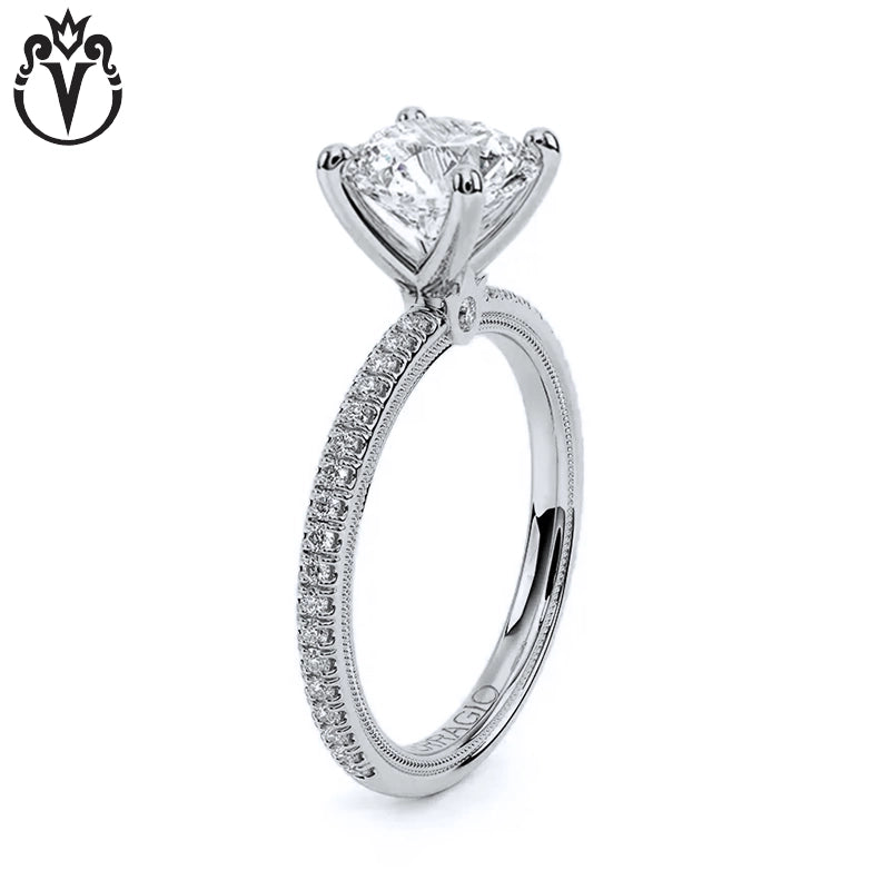 1.00ctr-3.00ctr Round Cut Lab Grown Diamond Ring
