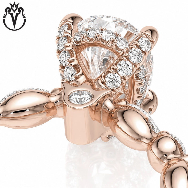 1.50ctr-3.00ctr Pear Cut Lab Grown Diamond Ring Tailor Made