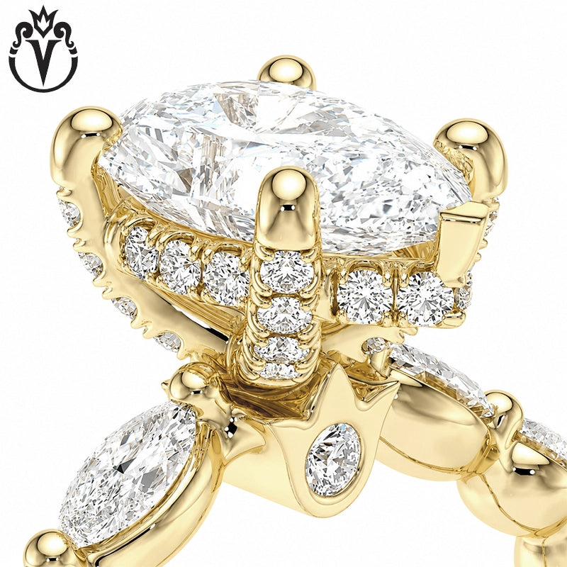 1.00ctr-2.00ctr Pear Cut Natural Diamond Ring Tailor Made