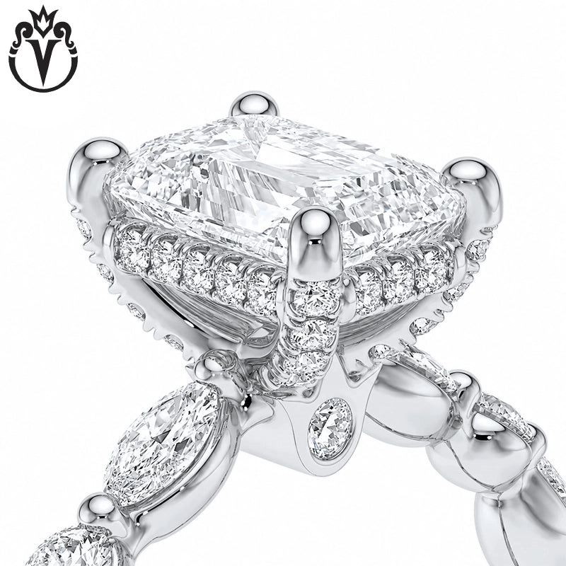 1.00ctr-2.00ctr Radiant Cut Natural Diamond Ring Tailor Made