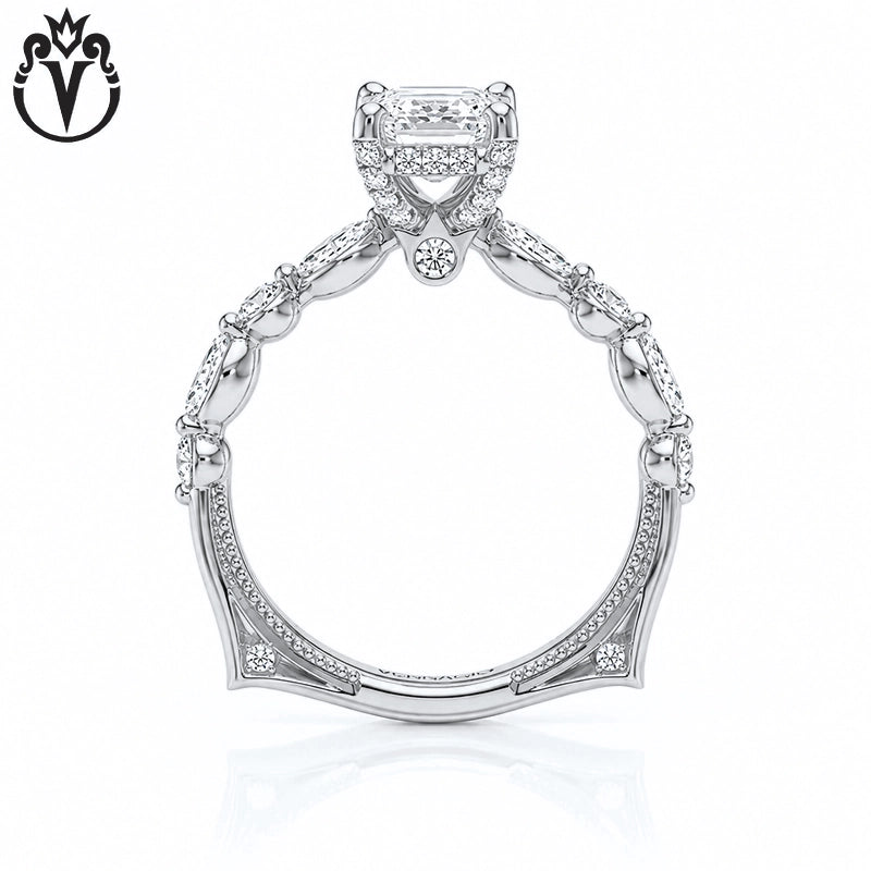 1.50ctr-3.00ctr Radiant Cut Lab Grown Diamond Ring Tailor Made