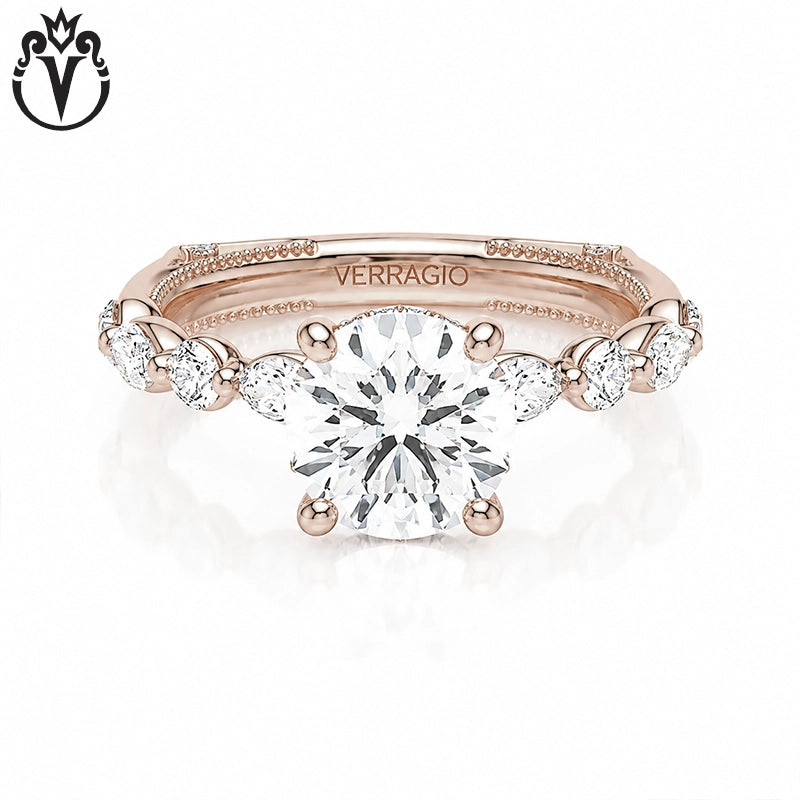 1.50ctr-3.00ctr Round Cut Lab Grown Diamond Ring Tailor Made