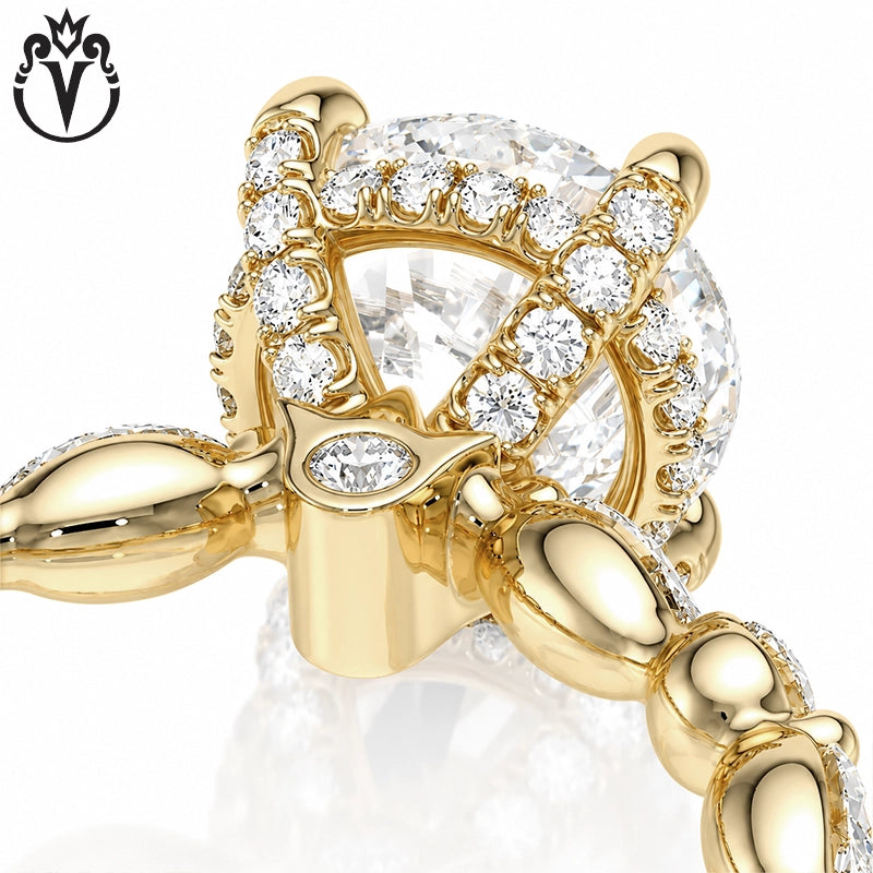 1.50ctr-3.00ctr Round Cut Lab Grown Diamond Ring Tailor Made